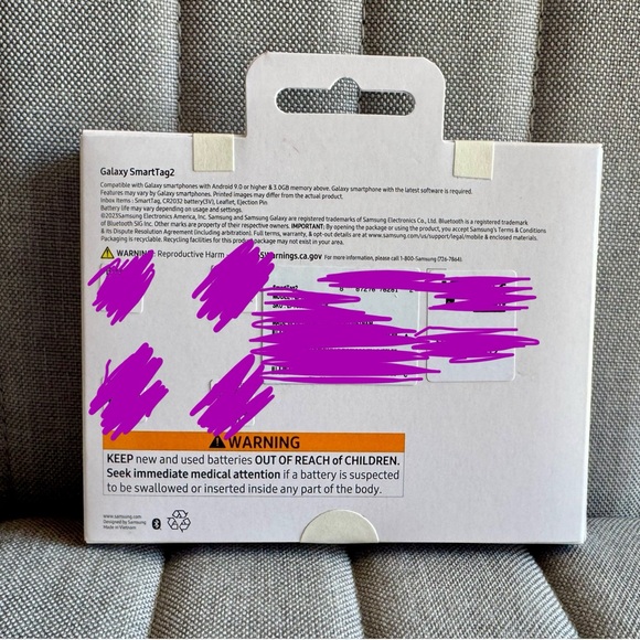 Samsung Galaxy SmartTag2 4 Pack - Black, White, Gray - Picture 2 of 4